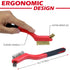 Set, 3 TAKAVU Small Wire Brush Different Types Brush, Brass - Stainless Steel - Nylon Wire Brushes for Cleaning