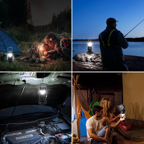 2024 Upgrade Solar Powered Camping Lantern with Fan - Stay Cool and Well-Lit During Outdoor Adventures with This