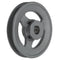 uxcell BK55-5/8 V-Belt Sheave, 5/8" Bore, 5.25" OD Single Groove Cast Iron Sheave for 3L or B Belt