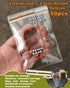50PCS PVC Jewelry Pouches, Clear Zipper Bags for Anti-Oxidizing Jewelry Storage Packing