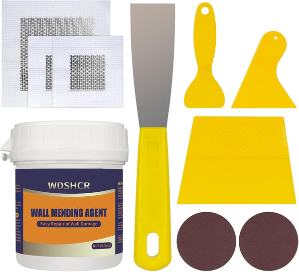 Drywall Repair Kit: Wall Spackle Repair Paste with 8.5OZ White Wall Repair Putty
