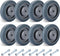 Shopping Cart Wheels Replacement | 8 Pack Shopping Cart Caster, 5-inch Diameter