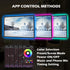 KIKO 6.56ft, 2m 60 5050 Battery Powered Led Strip Lights USB/Battery Operated LED RGB LED Lights Birthday Christmas