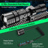 XHP70 5 Led Tactical Flashlight, Custom Design Picatinny Rail Mount Flashlight Rifle Light Electric Flashlights, Modes