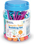 Set 170 5+ Learning Resources Geometric Shapes Building - Pieces, Ages Math Learning Games for Kids, Early Math Skills