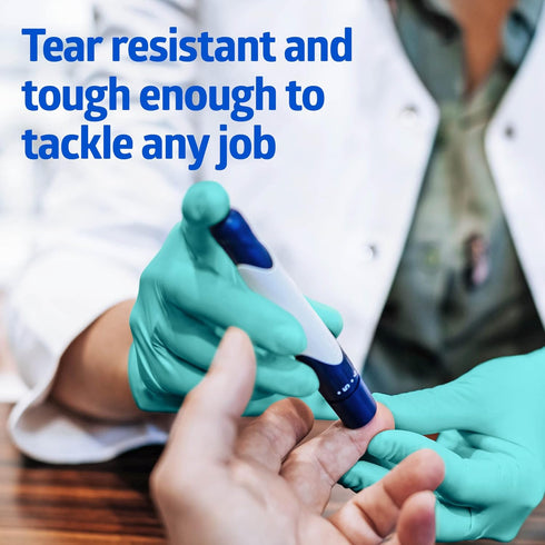 Medline Aloetouch Ice Nitrile Gloves