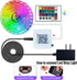 AILBTON Lights,60ft Remote,5050 Led Strip Music Sync Color Changing, Built-in Mic,Bluetooth App Control LED Tape Lights