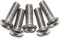 25PCS M8-1.25 x 16mm Button Head Socket Cap Screws - Stainless Steel 18-8, Full Thread, Allen Socket Drive, Plastic Box