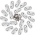 Onwon 20 Pieces Straight Flat Corner Brace 37 by 16 mm Stainless Steel