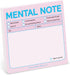 Knock Knock Mental Note to Do Sticky Note Pad, 1-Count, 3 x 3-inches, 100 Sheets (Pastel Edition)