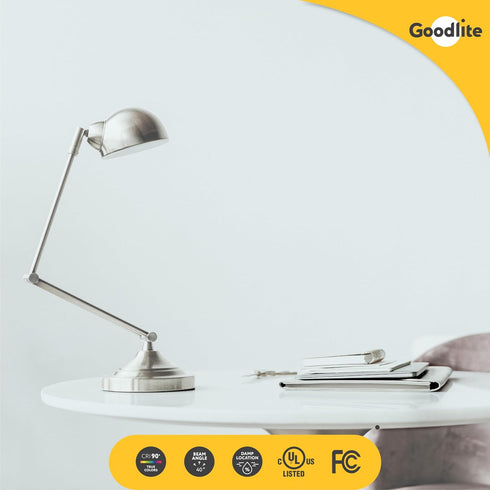 Goodlite G-19896 MR16 LED 7 Watt, 50-Watt Replacement, 40 Flood, CRI90+, 550 Lumen, Dimmable, Cool White 4100K