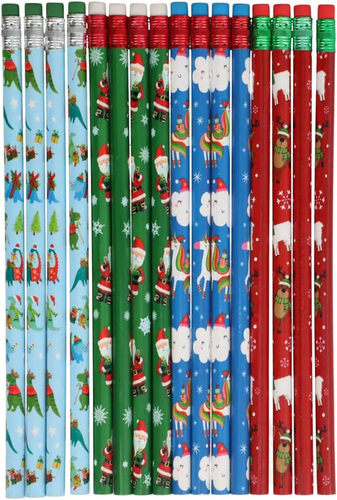 Christmas Stocking Stuffer Assorted Pencils - 16 Count