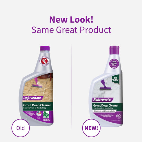 (32 oz 2 Pack) Rejuvenate Grout Deep Cleaner Cleaning Formula Instantly Removes Years of Dirt Build-Up to Restore Grout