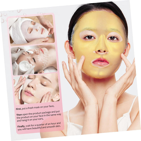 ELAYARD 3pcs Silicone Facial Mask Covers Moisturizing Steam Beauty Mask Covers for Use