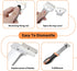 Set, 4 Pack 30 30 Razor Blade Scraper Tool Paint Scrapers with Plastic & Metal Blades, Safe Non-Scratch Glass Scraper