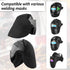 Exclaith 2 Set Pcs Welding Helmet Cover and Helmet Bib Helmets Extended Cover with Press Fit Seal Full Protection
