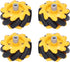 Generic 48mm Wheel Robot Mecanum Wheel Smart Robot Car Parts Accessories Directional DIY Toy Components (Two Pairs)