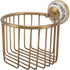 Toilet Paper Holder, Antique Hollow Out Brass Wall Mount Paper Towel Holder,