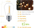 24 Pack LED S14 Replacement Light Bulbs, Shatterproof Waterproof 1W Outdoor String Light Bulbs, E26 Medium Base, 2200K Warm White, 11w Equivalent, Non-Dimmable by VISTERLITE