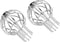 uxcell 2Pcs Gutter Guard - 3 Inch 304 Stainless Steel Down Pipe Filter Strainer for Leaves and Roof Screen