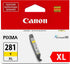 Canon CLI-281 XL Genuine Yellow Ink Tank, Compatible with TR8520, TS9120, TS8120, TS6120, TS9521C/a, TS9520/a, TS8220,