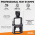 Professional Self-Inking Stamp - Customizable Round Design
