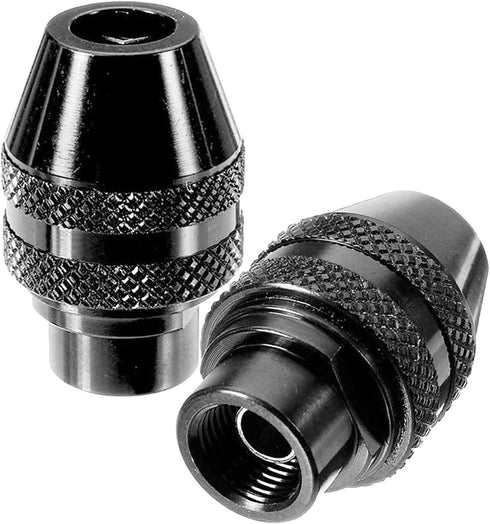 2 Pcs Keyless Chuck Set - Multi Quick Change 4486 Keyless Chuck Replacement for Dremel Rotary Tool