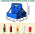 6 Drink Carrier with Handle, Cup Portable Drink Carrier, Drink Carrier, Portable Drink Carrier, Reusable Drink Carrier