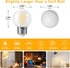 Decoaui E26 G16 Bulbs, Bulb, 6W (60W 600 4000K Dimmable, 6 Pack LED Globe Light Small Golf Ball Size Round Equivalent)