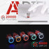 APIELE 19mm Momentary Push Button Switch On Off Stainless Steel with 12V LED Angel Eye Head for 19mm Mounting Hole
