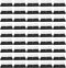100pcs Double-compartment Bakery Packaging Boxes for Mooncakes, Cheesecake, Tiramisu, and Mousse Desserts