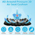 XGPGBXGT Press Type Inflatable Travel Cushion Airplane Seat Cushion, Built-in Air Pump Portable Airplane Seat Cushion