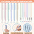 Bible Journaling Kit, Bible Study Supplies with 12Pcs Aesthetic Highlighters No Bleed, 75 Bible Tabs and 6Pcs Color Ink
