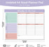 Weekly To Do List Notepad with 52 Undated Tear Off Sheets(8.5"×11") Weekly Desk Planner Pad with Spiral Binding for Women & Man, Work, School and Home Organizer (Purple) by TREES
