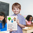 Double Sided Whiteboard 9”x12” for Kids, Story Lined Dry Erase Board for Writing, Drawing - Age 3-5, Teacher,
