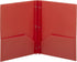 Smead Poly Two Pocket Folder with Fasteners, 11"x 8 1/2", Pack of 25, Red (87727)