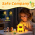Dimmable Attivolife Highland Cow Night Light for Kids, Flower Cow Cute Animal Gift Soft Silicone LED Lamp