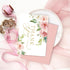 SMUAENSS 48 Pack Thank You Cards with Envelopes Pink and Stickers, Floral Thank You Cards for Mother's Day, Bridal