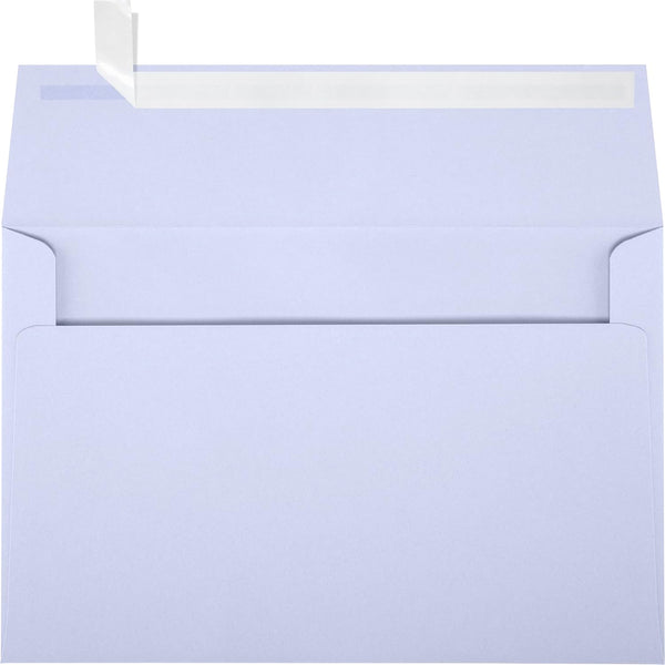 LUXPaper A9 Invitation Envelopes | Peel & Press | Lilac Purple | 5 3/4" x 8 3/4" | 80lb. Text | 50 Qty