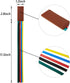 Outus 9 Pieces Bible Ribbon Bookmark Multi Ribbon Page Markers Artificial Leather Bookmark with Ribbons for Books (Colorful Ribbon) by Outus