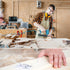 400pcs Hardware Nails Assortment Kit, Picture Hanging Nails, 7 Size Assortment for Wood and Wall.
