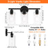 3 Espird Bathroom Vanity Light Fixtures Matte Black Bathroom Lighting Fixture, Lights Bathroom Light Fixture Over