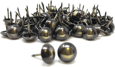 DMSE Wholesale Size 7/16" Diameter Hardware Upholstery Decorative Thumb Push Tacks, 100 Pack, Bronze Renaissance