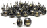 DMSE Wholesale Size 7/16" Diameter Hardware Upholstery Decorative Thumb Push Tacks, 100 Pack, Bronze Renaissance