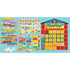 Scholastic Teacher Resources All-in-One Schoolhouse Calendar Bulletin Board Set, 2 Sets
