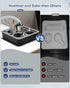 Couch Cup Holder Tray, Bonfixe Stable Couch Caddy for Bed and Sofa, Upgraded Capacity Health-Friendly Silicone