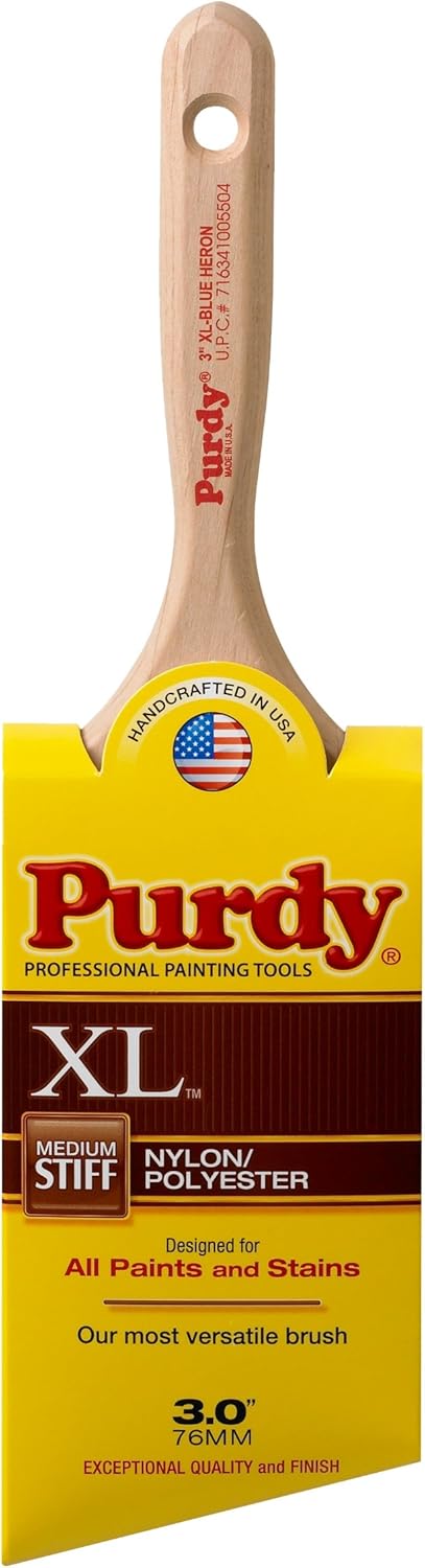 XL Series Blue Heron B.T. Angular Trim Paint Brush by Purdy, 2-1/2 inch
