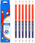 Precision Marking Pencils for Detailed Work, Wooden Pole Red and Blue Dual Color