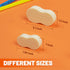Yplus Eraser Line - Cute White Rubber Pencil Erasers for Kids, Artist No Residues, 6 Pcs for School Office