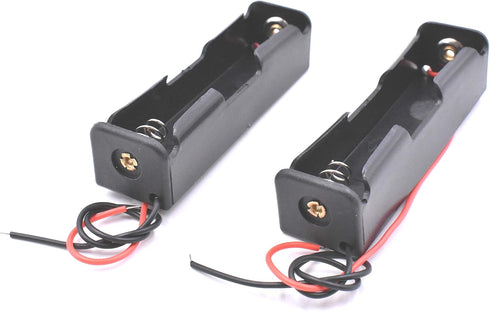 Art&Beauty Pack 8 18650 of Wire Lead Battery Storage Box Case Holder for Button Top Single Battery